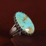 انگشتر فیروزه شجری مردانه کد 13019