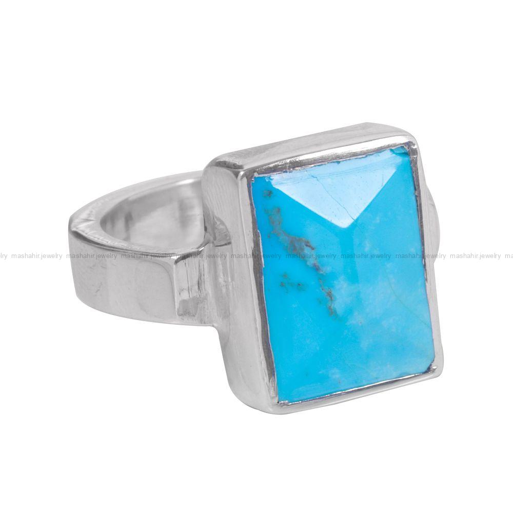 انگشتر فیروزه شجری مردانه کد 12400