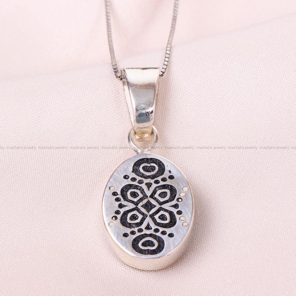 گردنبند فیروزه زنانه کد 12421