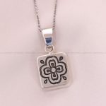 گردنبند فیروزه زنانه کد 12422