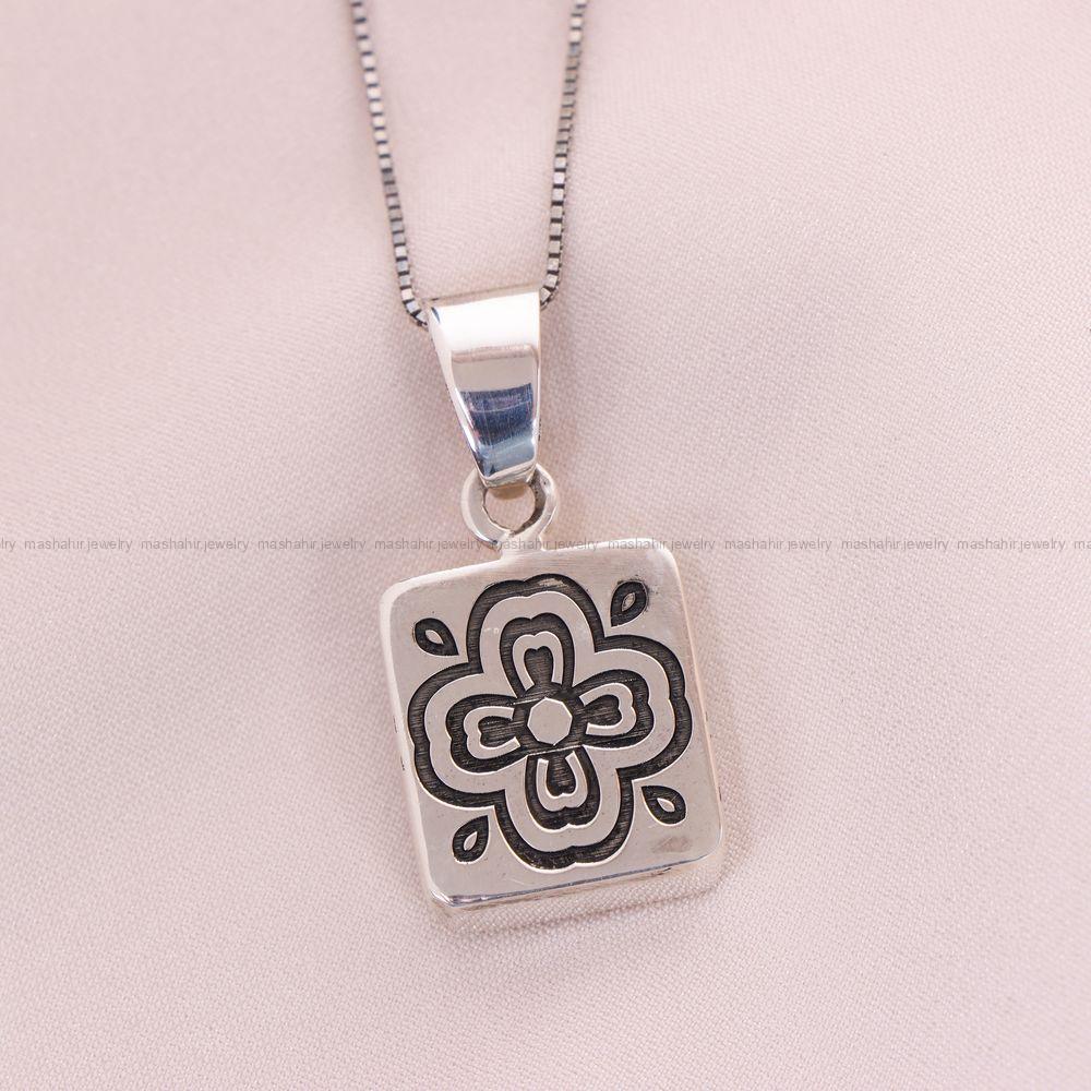 گردنبند فیروزه زنانه کد 12422