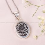 گردنبند فیروزه زنانه کد 12423