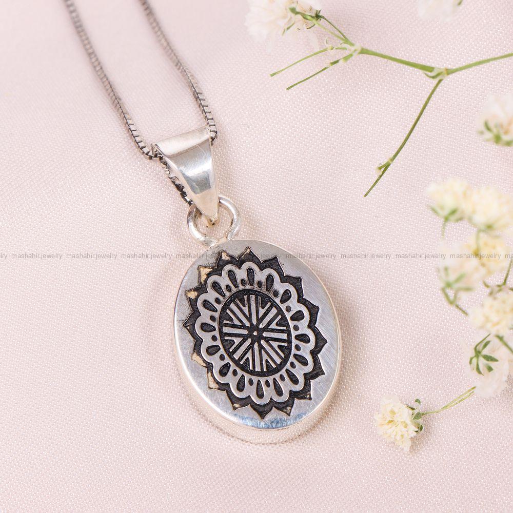 گردنبند فیروزه زنانه کد 12423