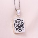 گردنبند فیروزه زنانه کد 12426