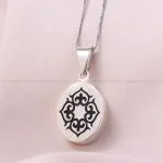 گردنبند فیروزه زنانه کد 12431