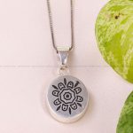 گردنبند فیروزه زنانه کد 12432