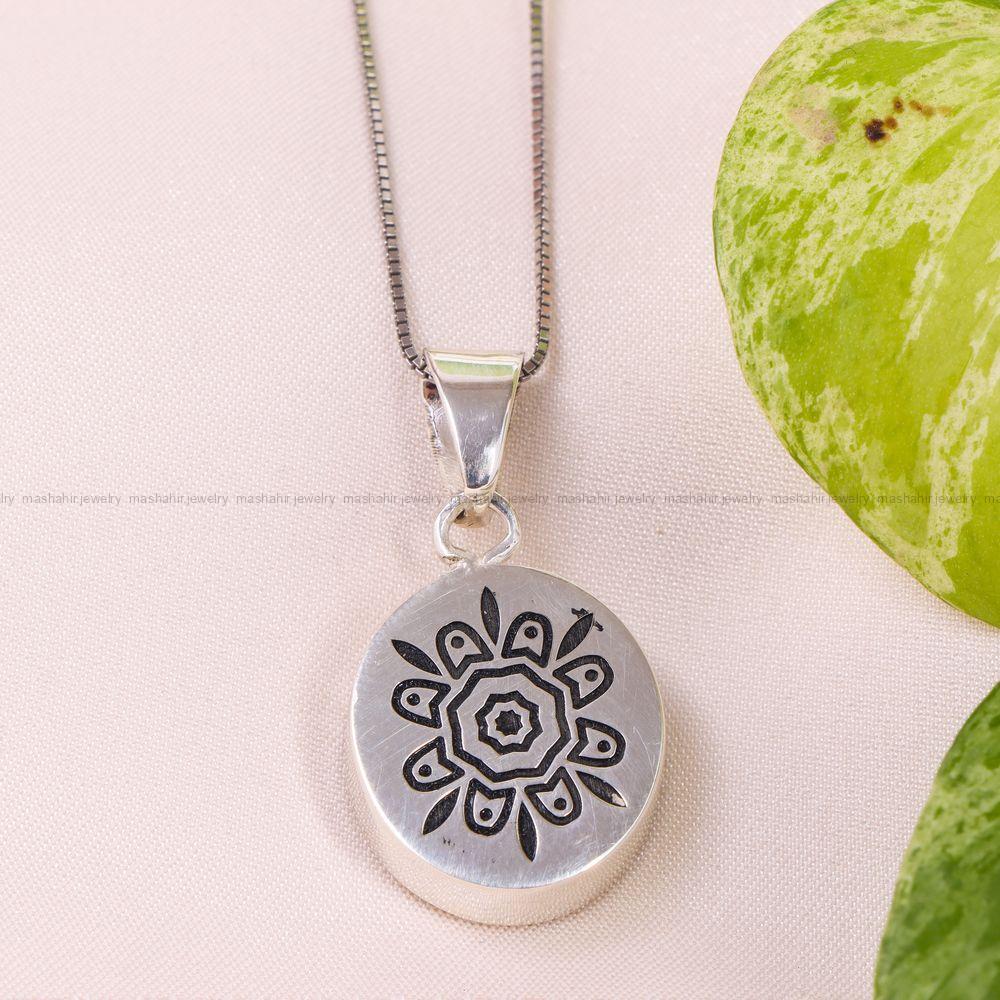 گردنبند فیروزه زنانه کد 12432