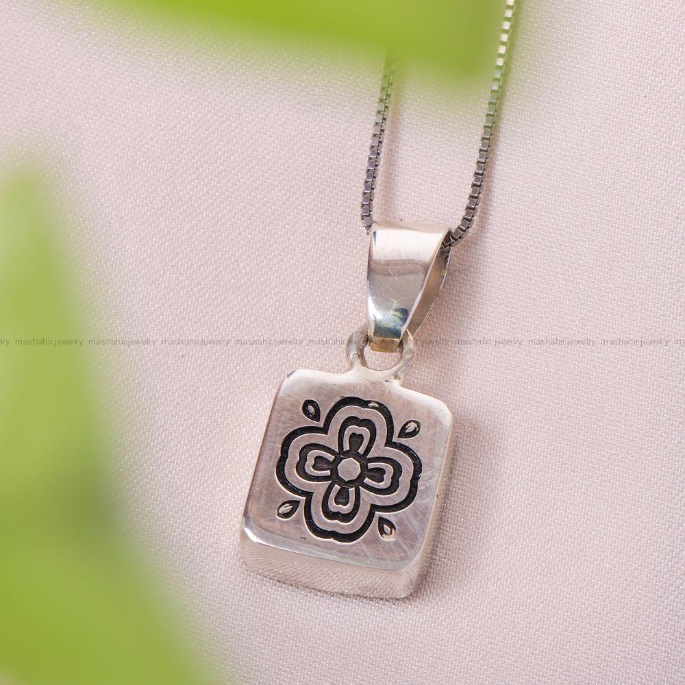 گردنبند فیروزه زنانه کد 12435