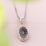 گردنبند فیروزه زنانه کد 12442