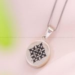 گردنبند فیروزه زنانه کد 12446