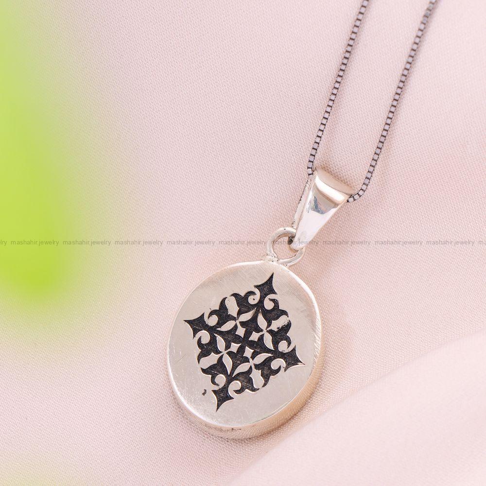 گردنبند فیروزه زنانه کد 12446