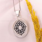 گردنبند فیروزه زنانه کد 12448