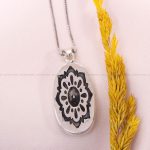 گردنبند فیروزه زنانه کد 12449