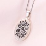 گردنبند فیروزه زنانه کد 12450