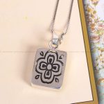 گردنبند فیروزه زنانه کد 12456