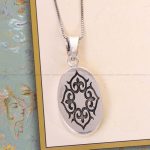 گردنبند فیروزه زنانه کد 12462