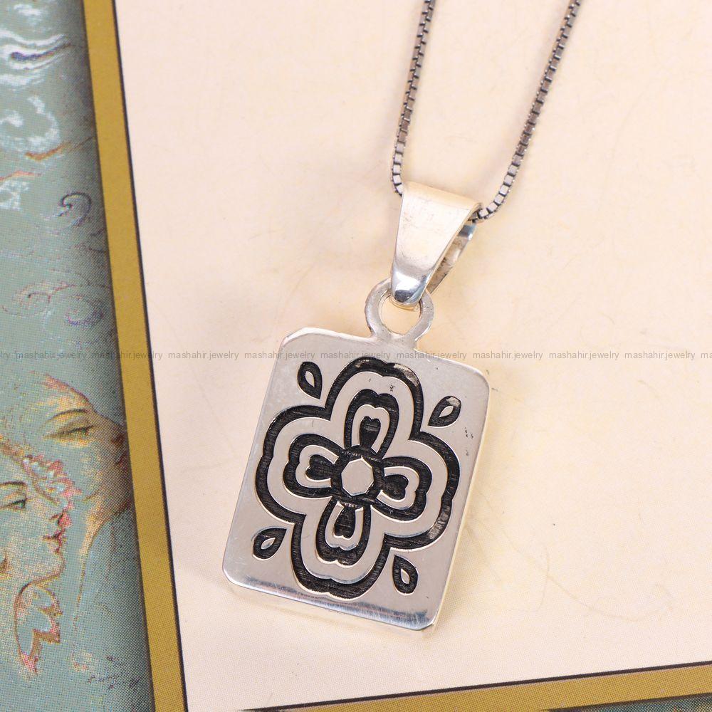 گردنبند فیروزه زنانه کد 12463