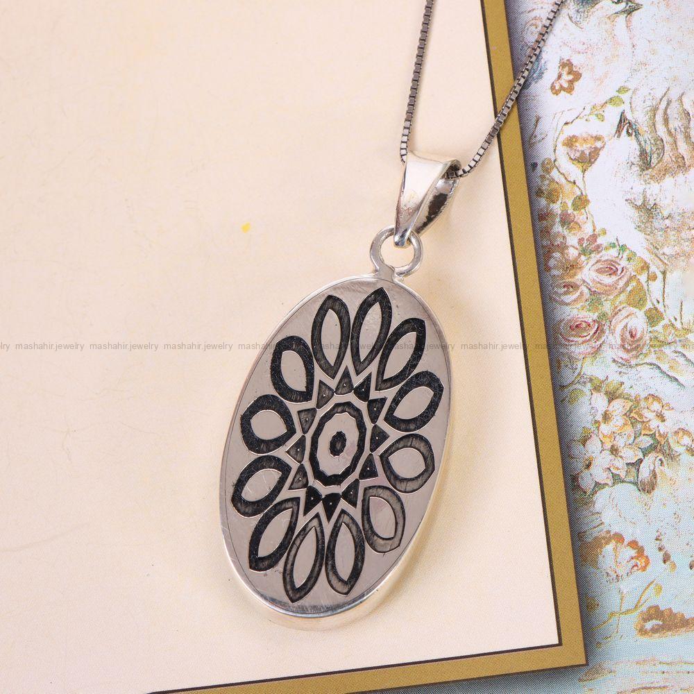 گردنبند فیروزه زنانه کد 12464