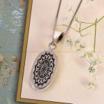 گردنبند فیروزه زنانه کد 12465