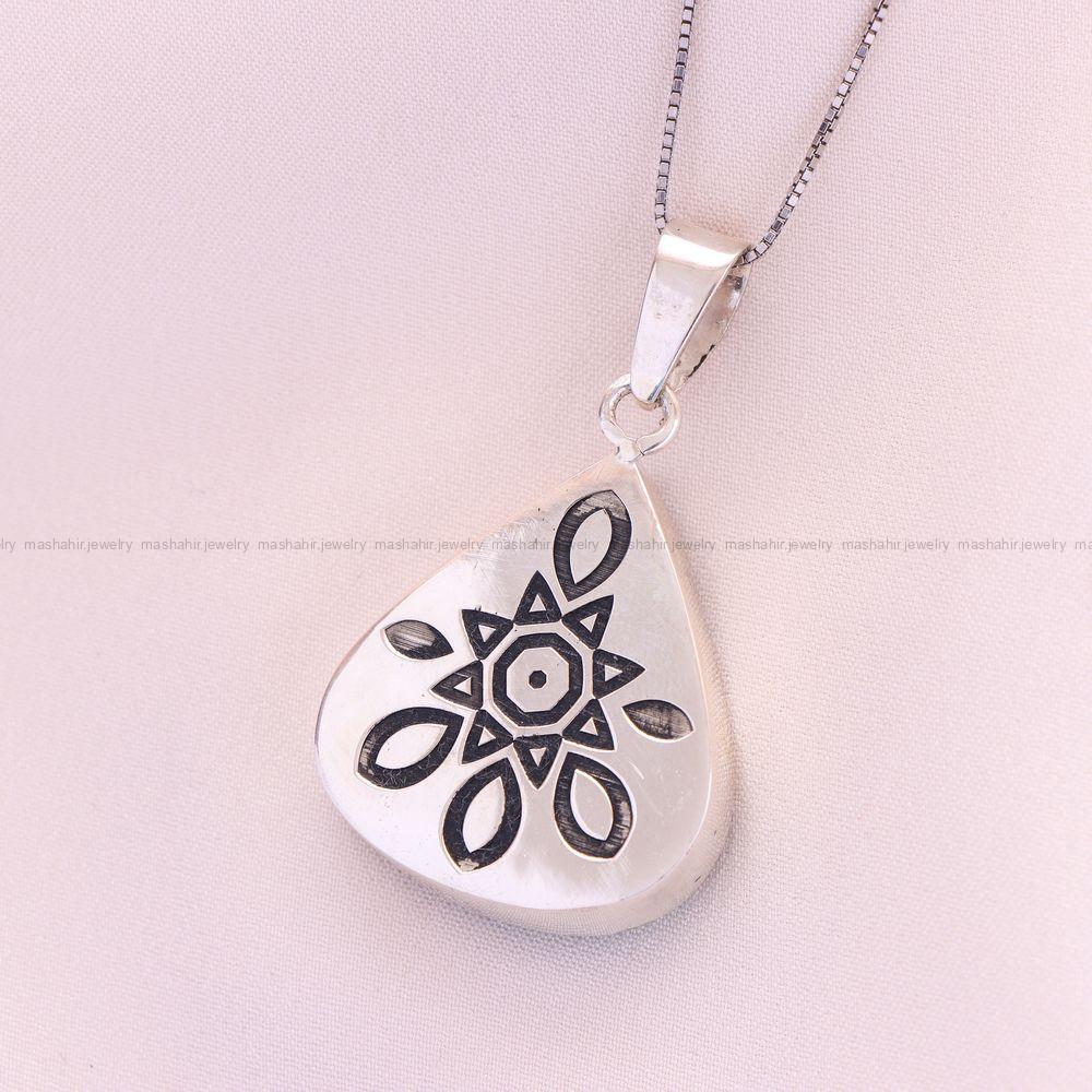 گردنبند فیروزه زنانه کد 12483