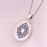 گردنبند فیروزه زنانه کد 12486