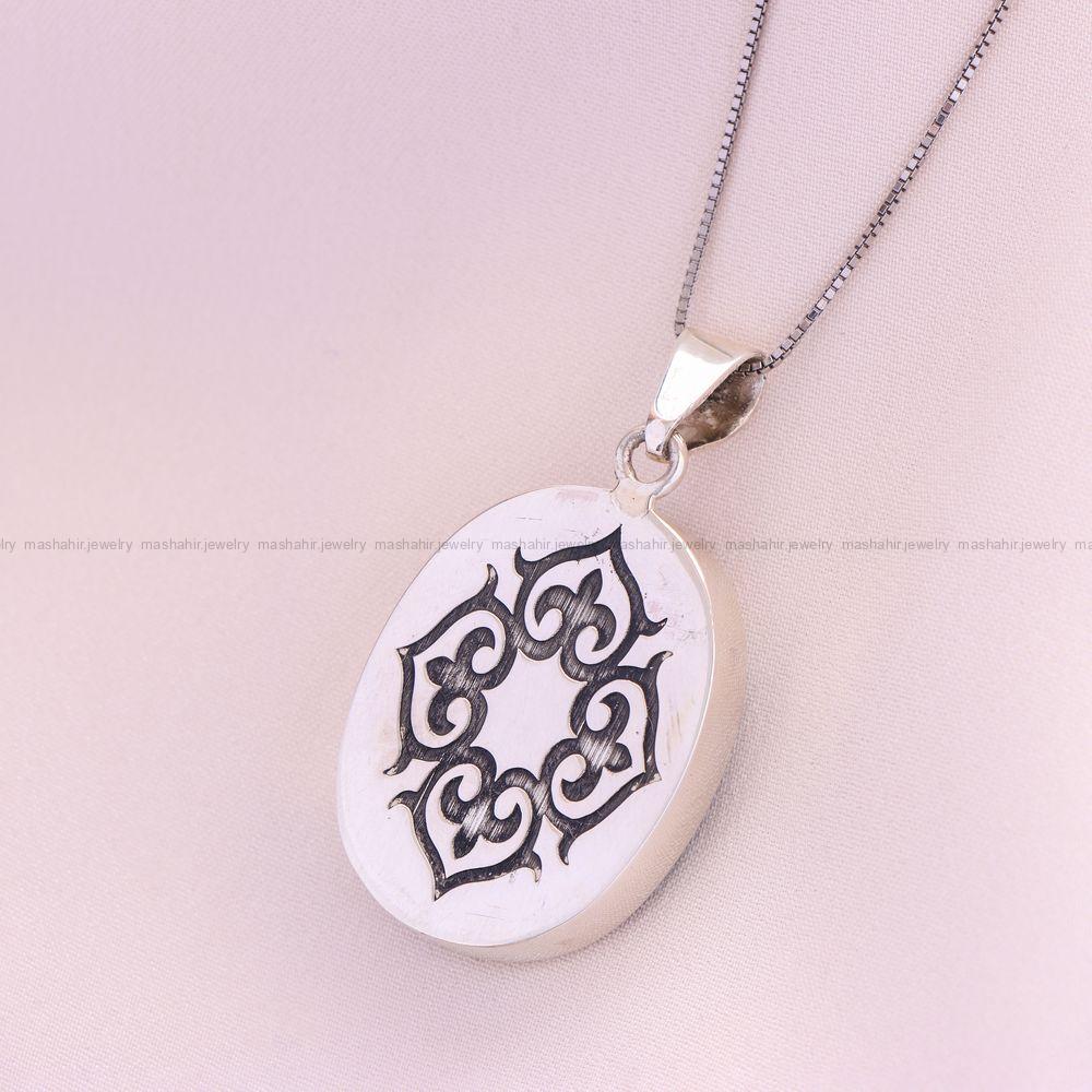 گردنبند فیروزه زنانه کد 12486