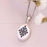 گردنبند فیروزه زنانه کد 12497