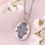 گردنبند فیروزه زنانه کد 12498