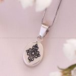 گردنبند فیروزه زنانه کد 12500