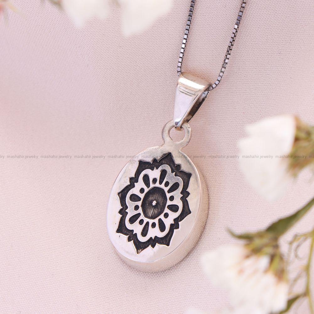 گردنبند فیروزه زنانه کد 12501