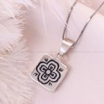 گردنبند فیروزه زنانه کد 12506