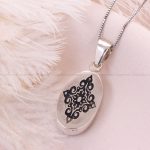 گردنبند فیروزه زنانه کد 12509