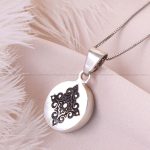 گردنبند فیروزه زنانه کد 12512