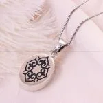 گردنبند فیروزه زنانه کد 12517
