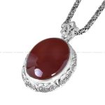 گردنبند عقیق یمن مردانه کد 12527