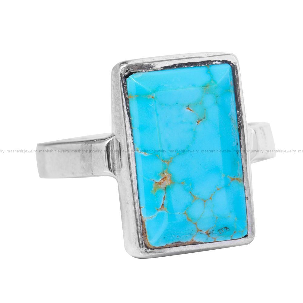 انگشتر فیروزه شجری مردانه کد 12627