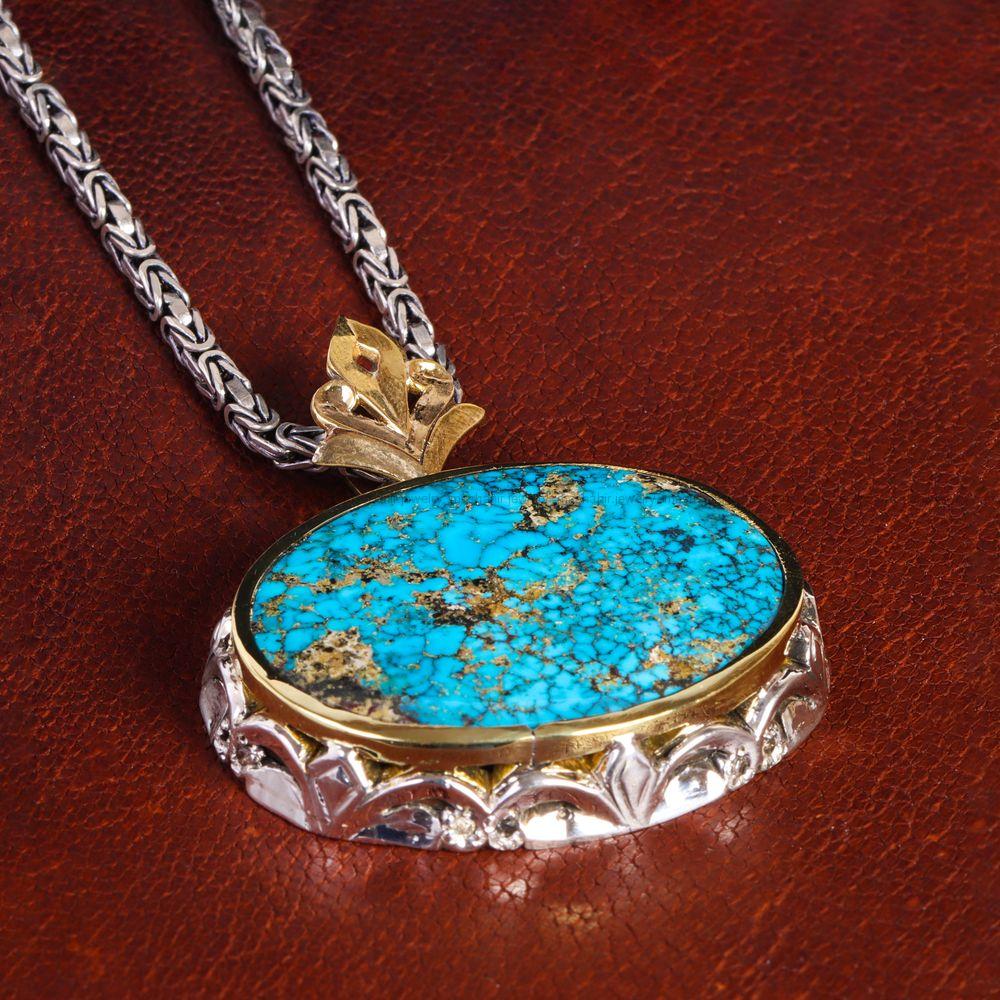 گردنبند فیروزه شجری کد 12938