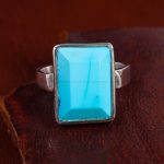 انگشتر فیروزه عجمی مردانه کد 12947