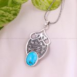 گردنبند فیروزه شجری کد 12079