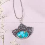 گردنبند فیروزه شجری کد 12084