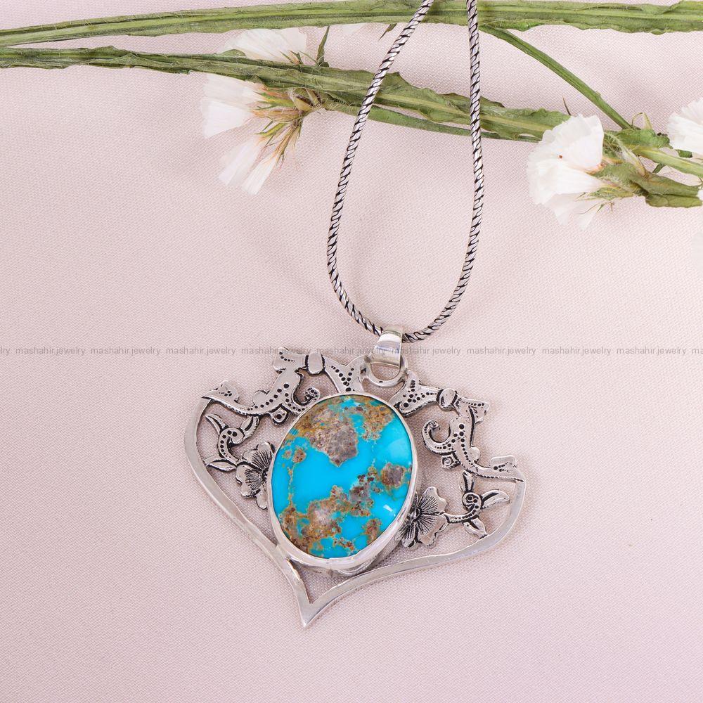 گردنبند فیروزه شجری کد 12087