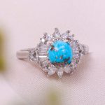 انگشتر فیروزه شجری زنانه کد 12322