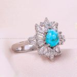 انگشتر فیروزه شجری زنانه کد 12335