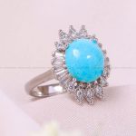 انگشتر فیروزه شجری زنانه کد 12339