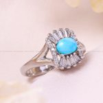 انگشتر فیروزه شجری زنانه کد 12373