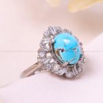 انگشتر فیروزه شجری زنانه کد 12374