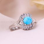 انگشتر فیروزه شجری زنانه کد 12388