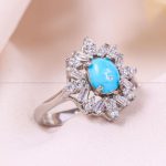 انگشتر فیروزه شجری زنانه کد 12392