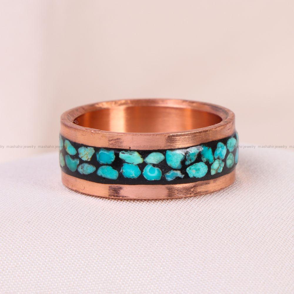 حلقه فیروزه کوب زنانه کد 12636