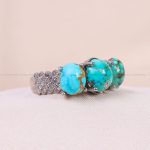 انگشتر فیروزه شجری زنانه کد 12637